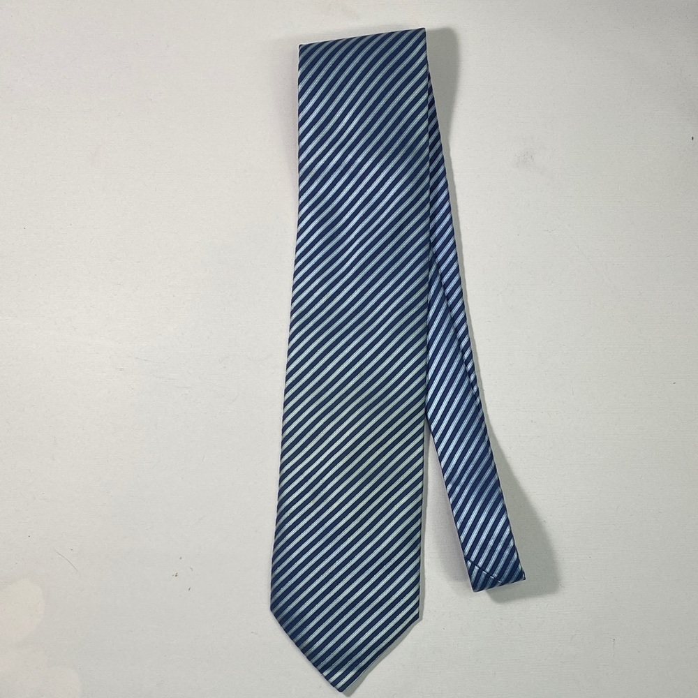 Navy Striped Tie for Men